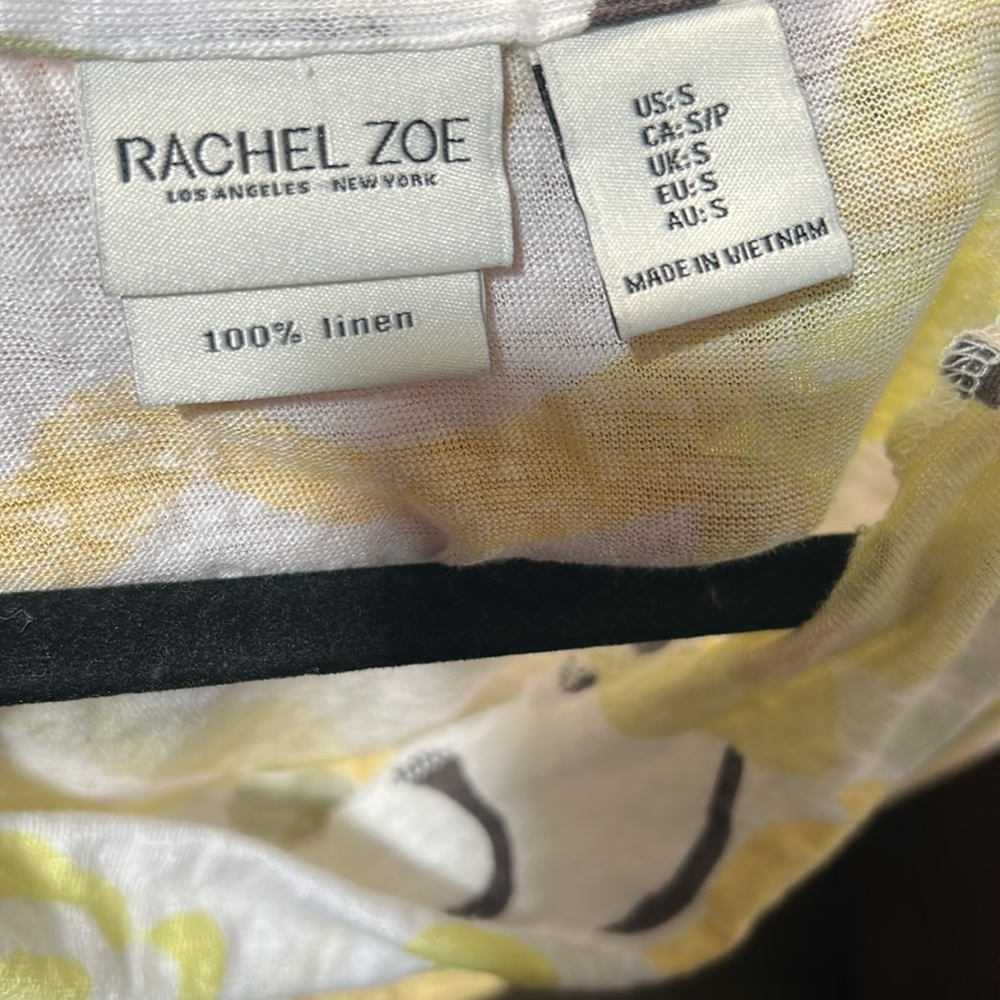 Vintage 100 %linen shirt by Rachel Zoe - Picture 5 of 5